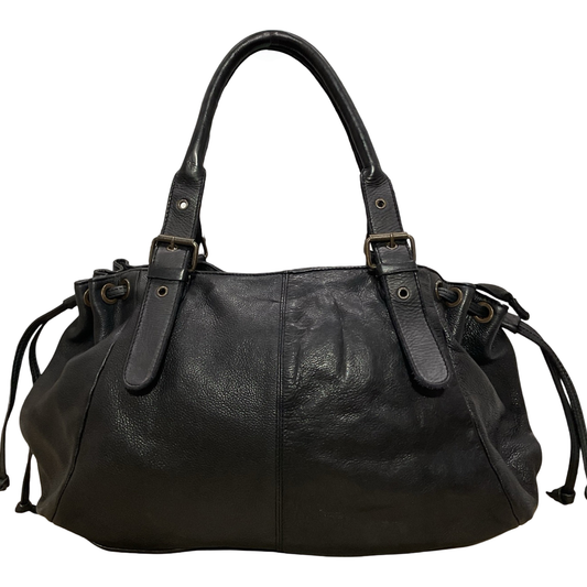Sac Lacet Cuir Souple Washed LARGE
