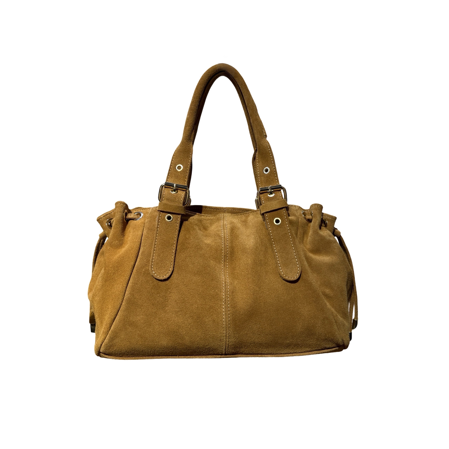 SAC CUIR SUEDE "LACET" SMALL