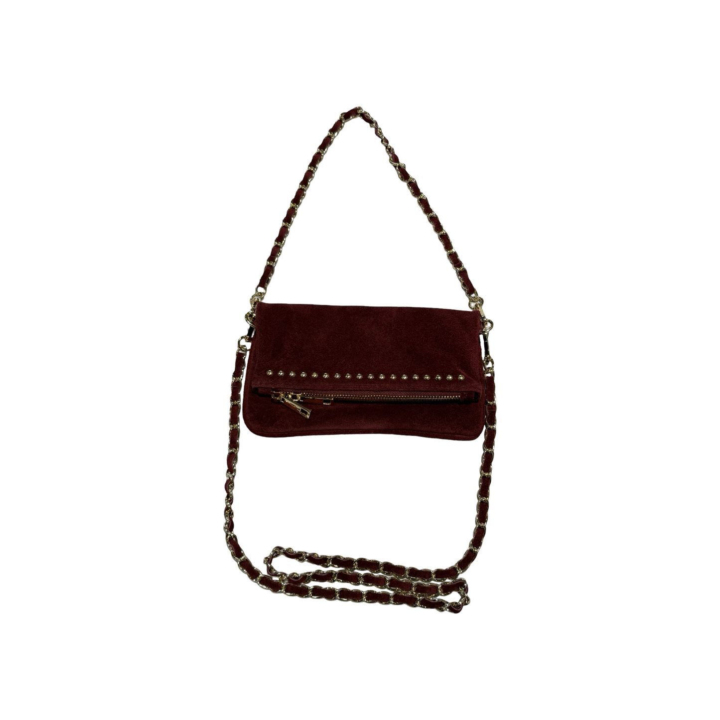 Pochette Cuir Suede Small