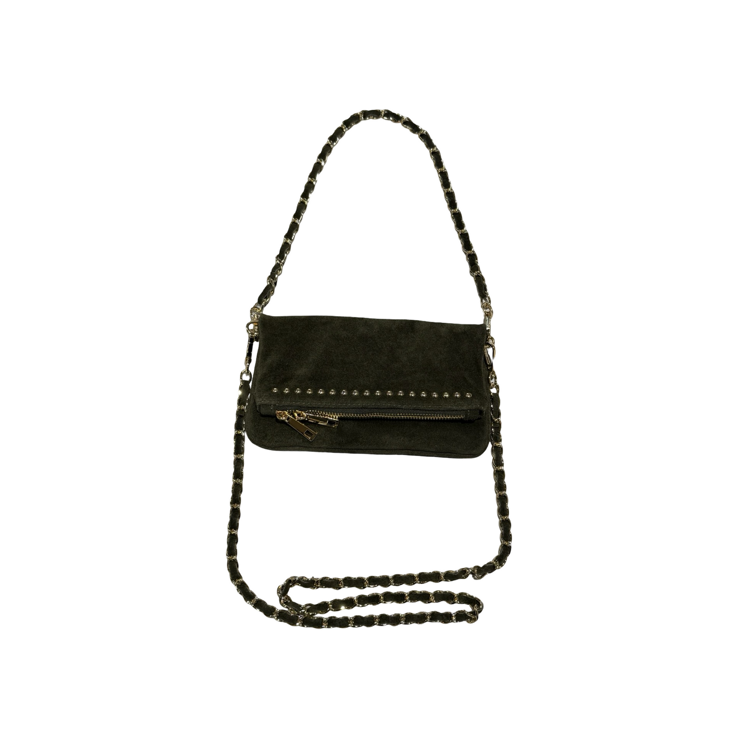 Pochette Cuir Suede Small