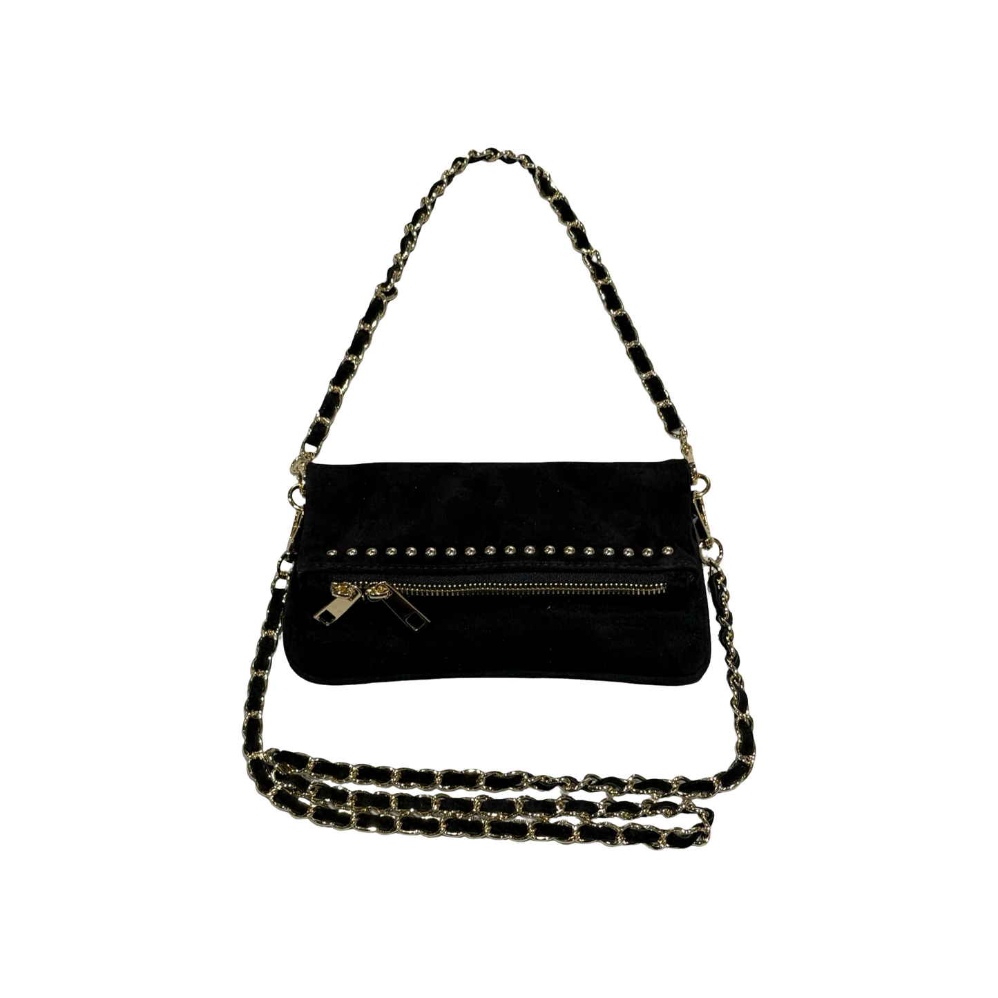 Pochette Cuir Suede Small