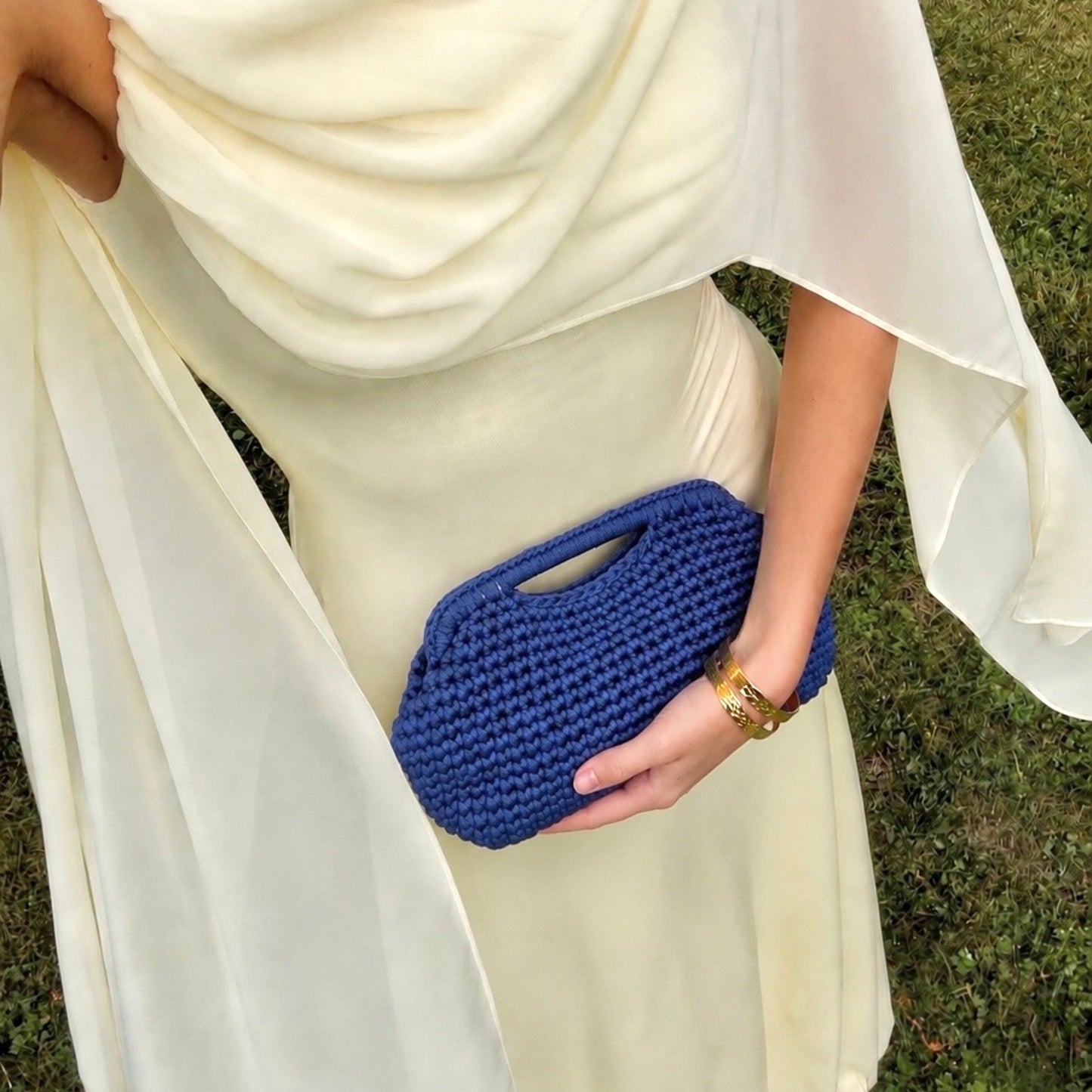 Pochette a Main en Crochet Artisanale Mia
