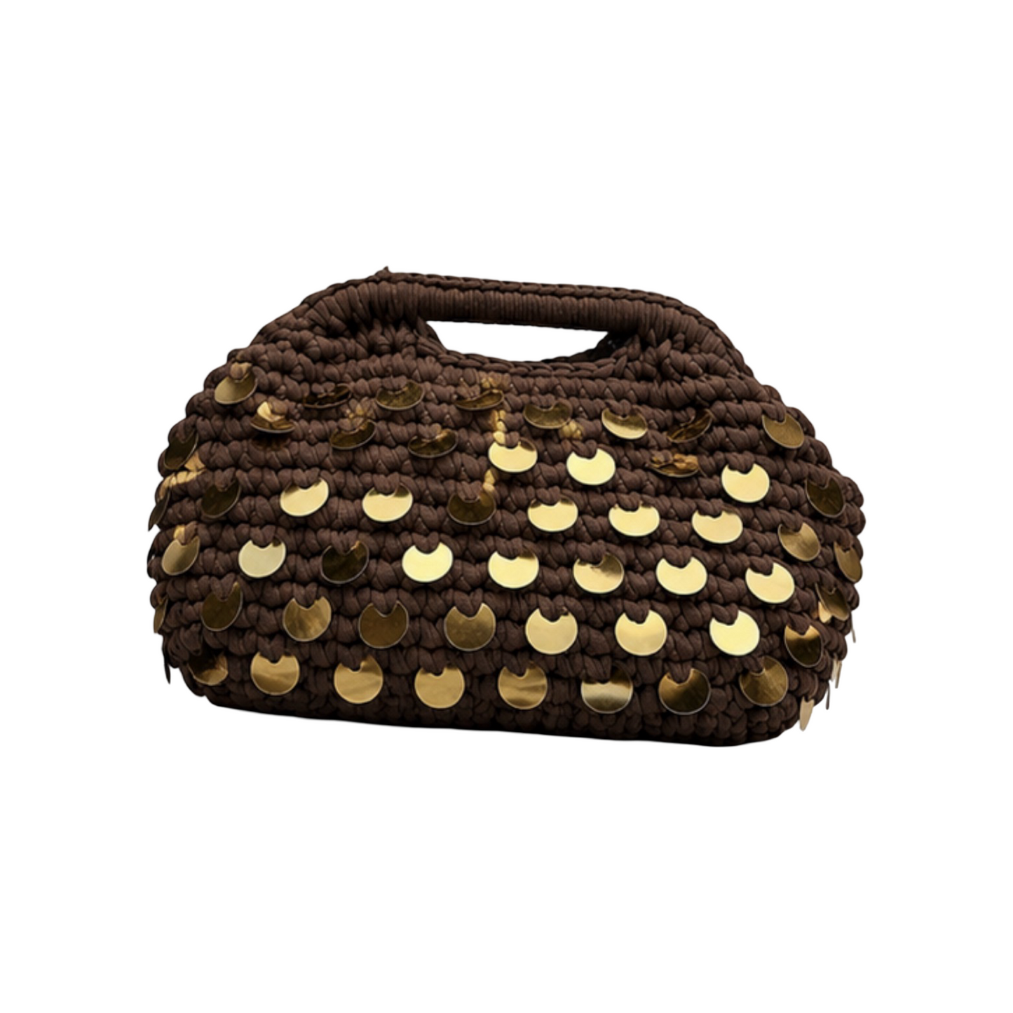 Pochette a Main en Crochet Artisanale Paillette