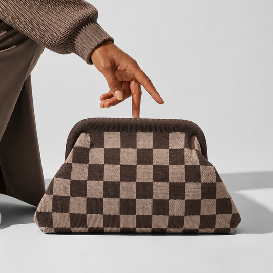 Pochette à damier Simon