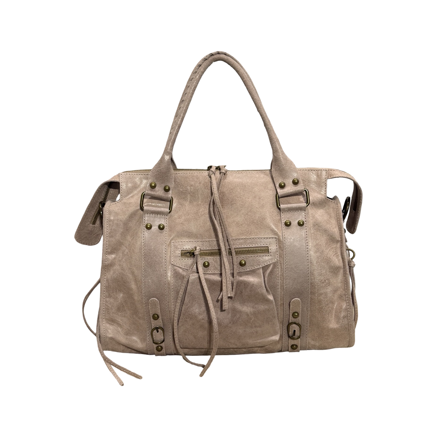SAC CUIR MATE CAPUCINE L