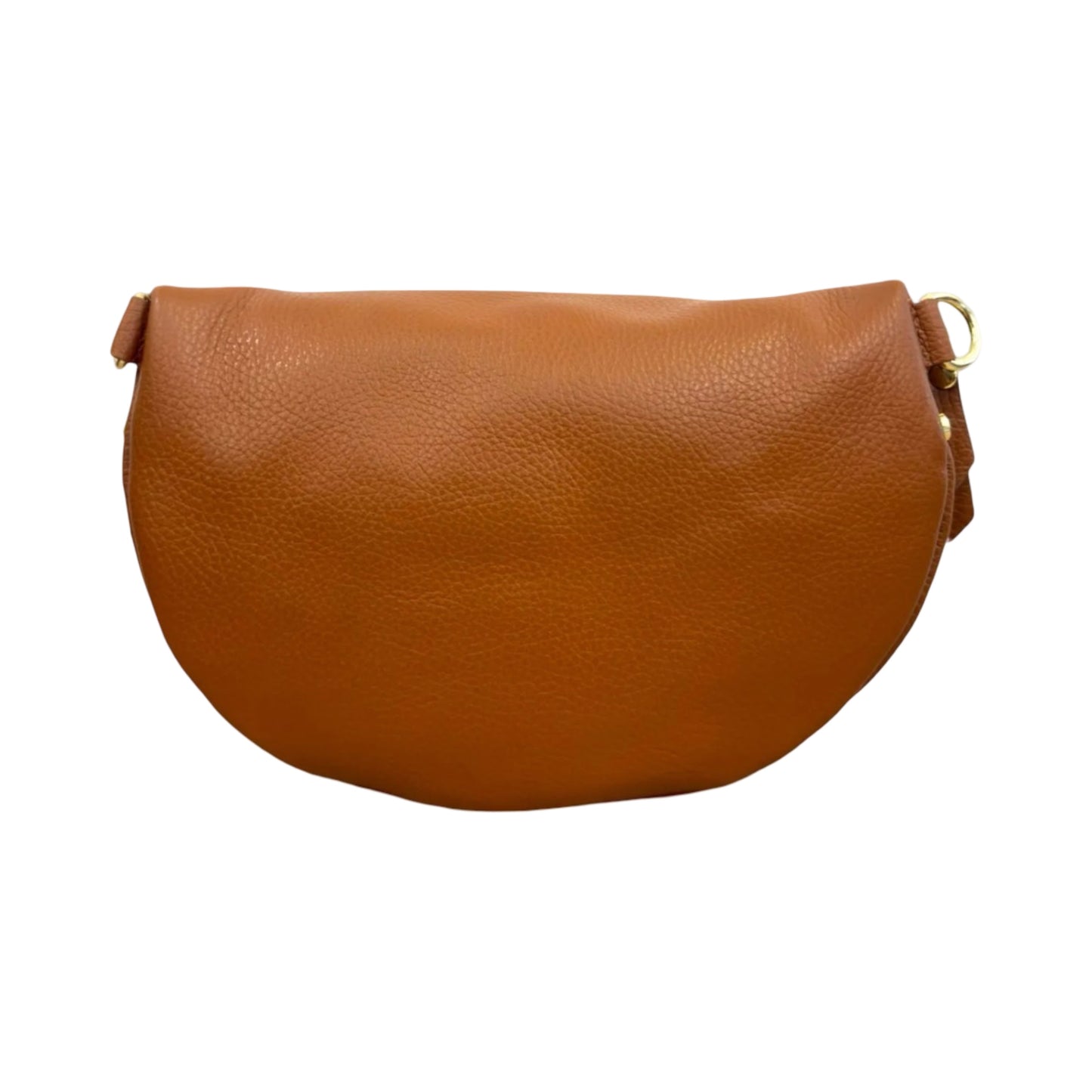 Sac Banane en Cuir Grainé Clouté 26cm