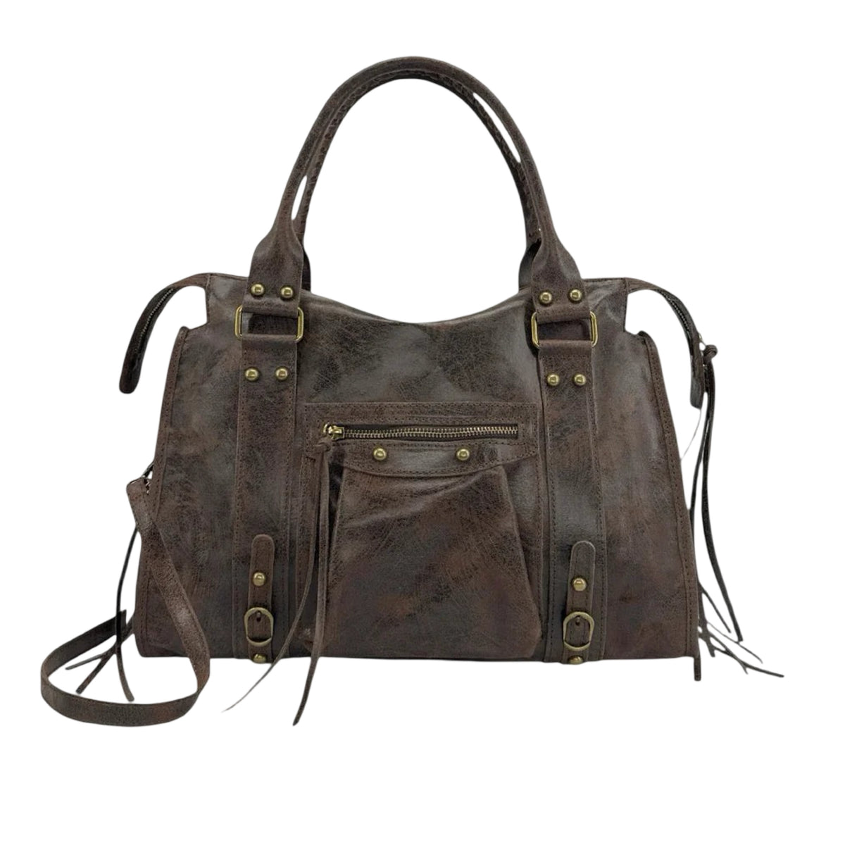 SAC CUIR MATE CAPUCINE L