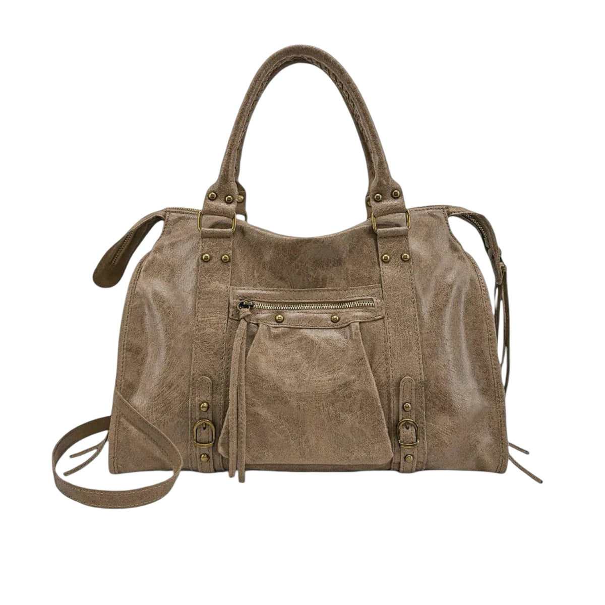 SAC CUIR MATE CAPUCINE L