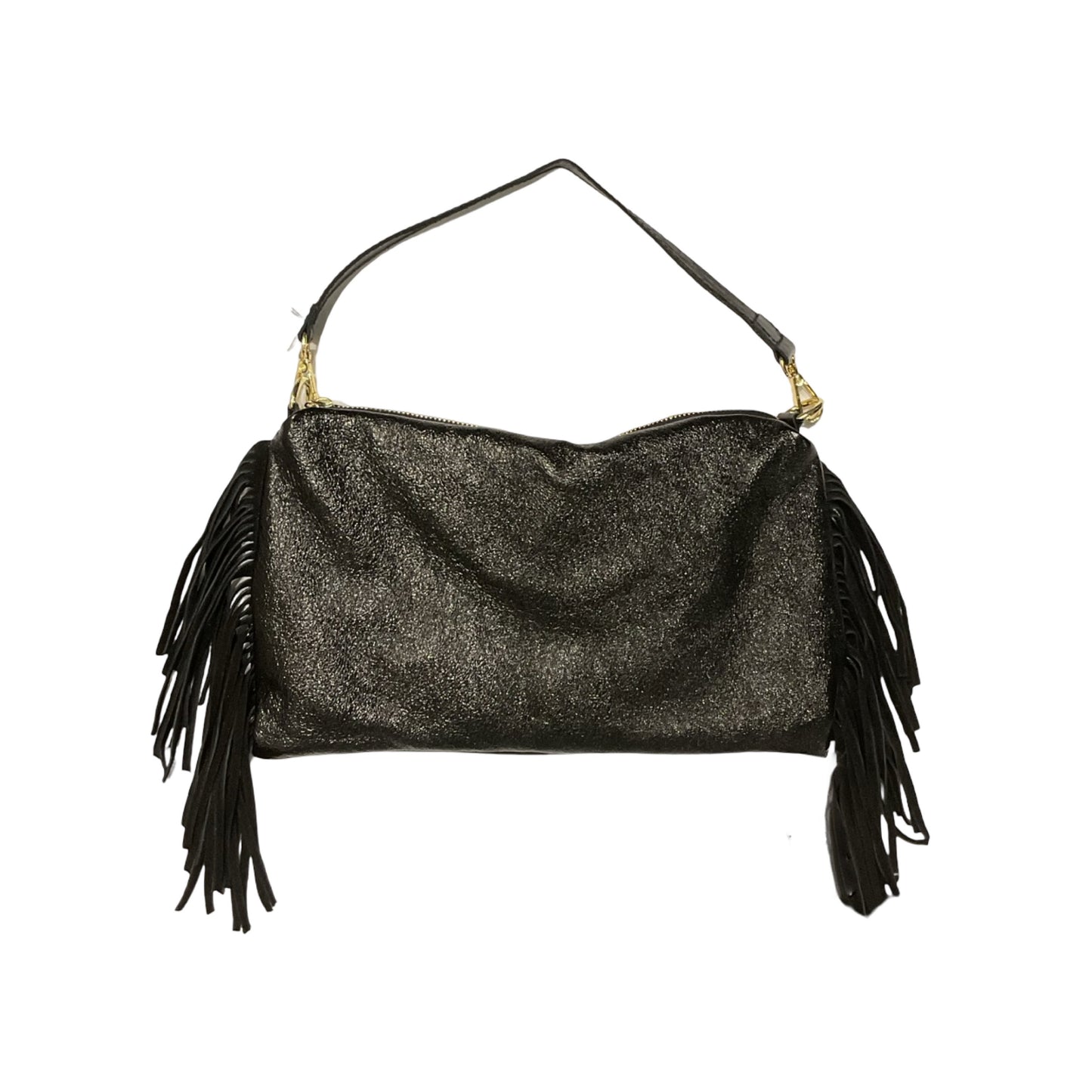 SAC EN CUIR IRISE FRANGE RECTO