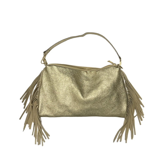 SAC EN CUIR IRISE FRANGE RECTO