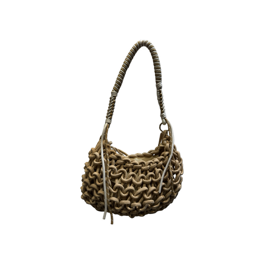 Sac Épaule en Crochet Éva