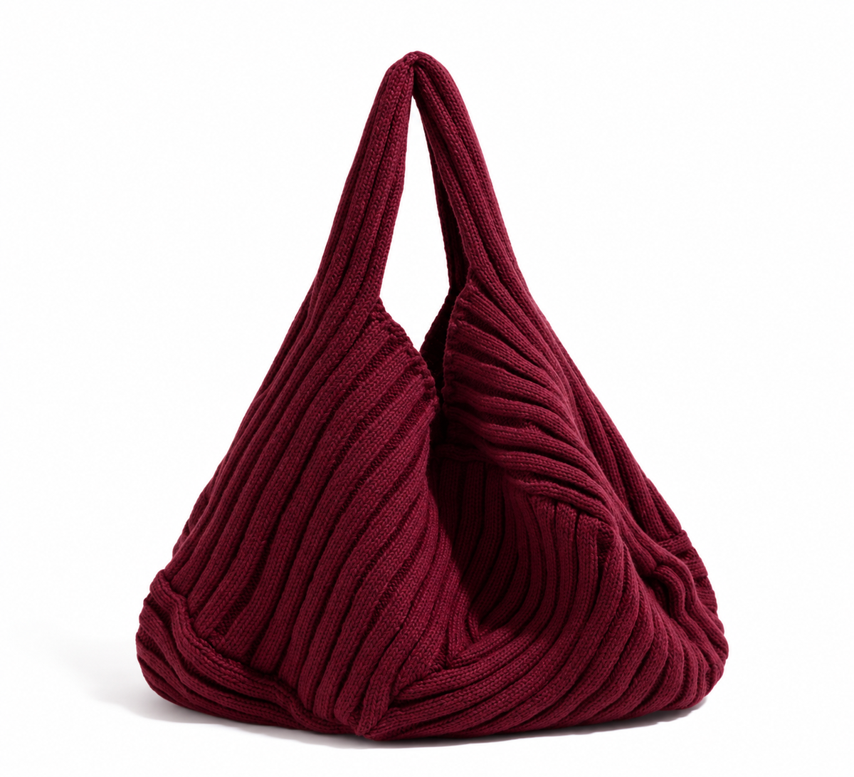 Sac Hobo en Maille Tricotée