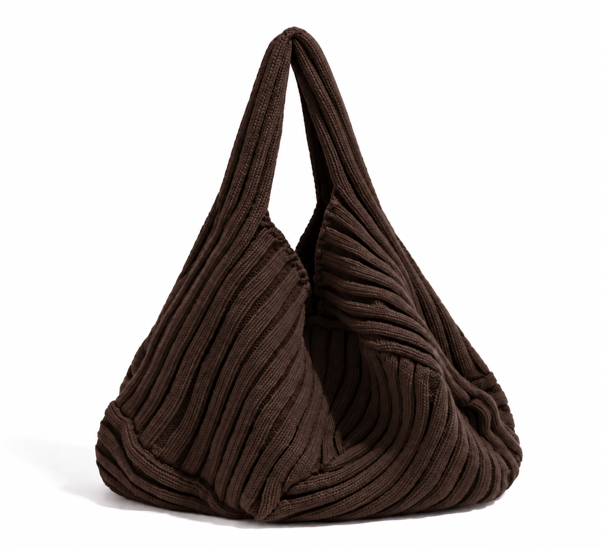 Sac Hobo en Maille Tricotée