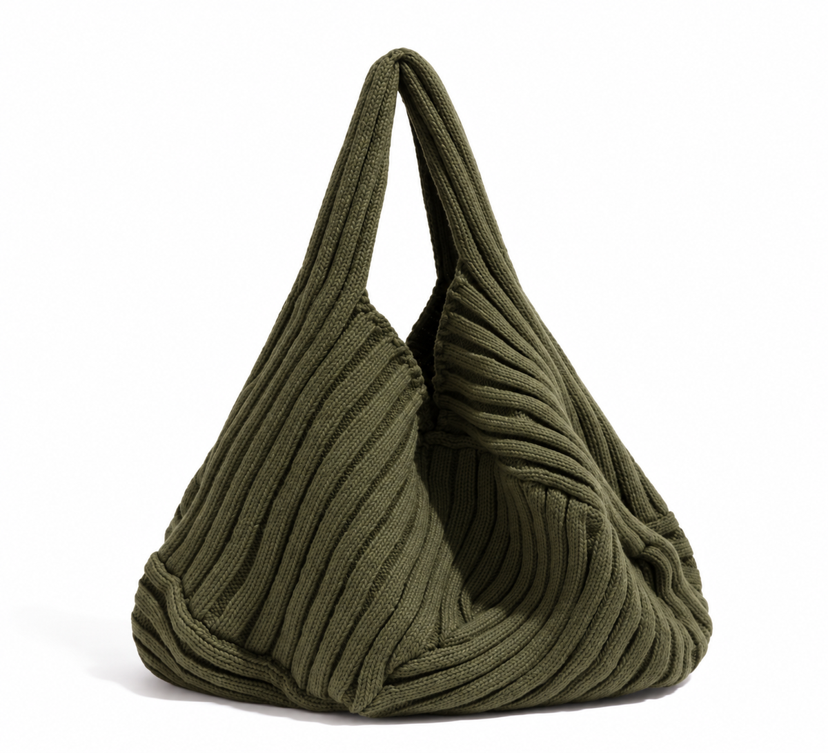 Sac Hobo en Maille Tricotée