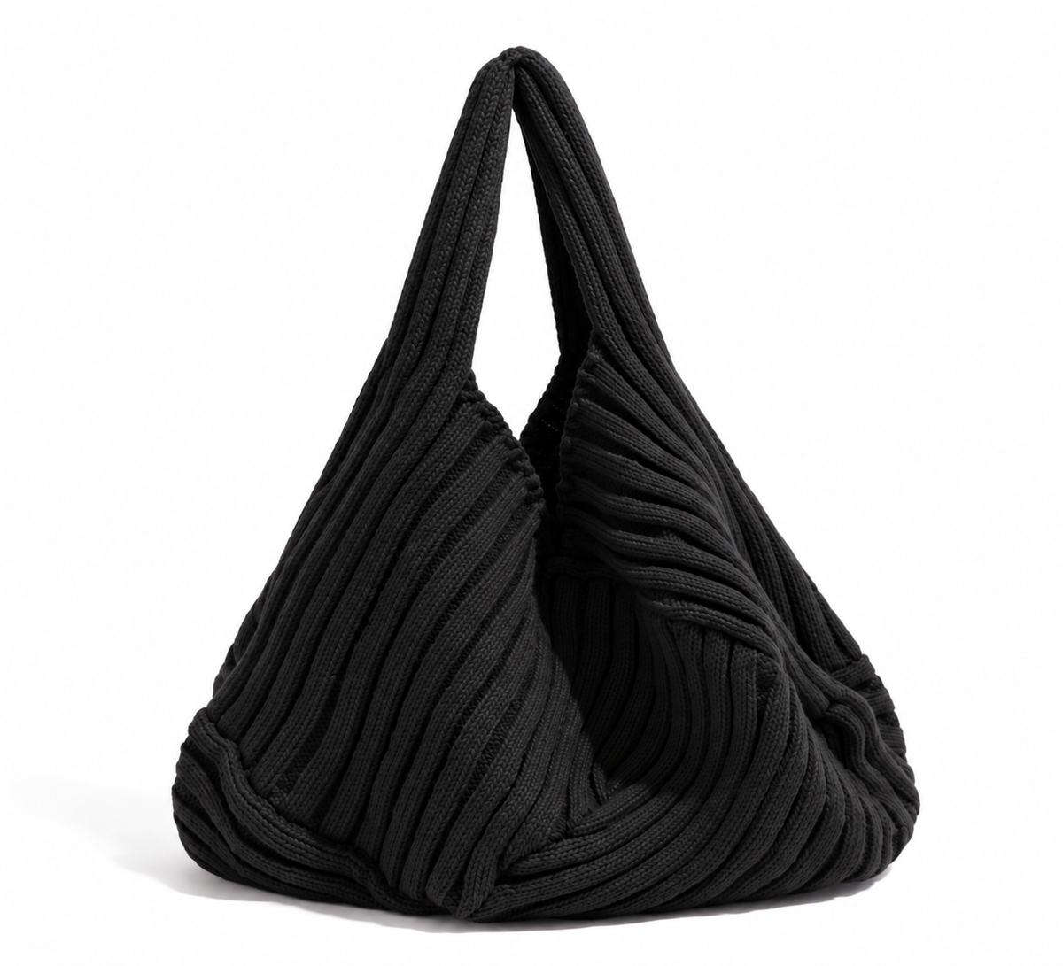 Sac Hobo en Maille Tricotée
