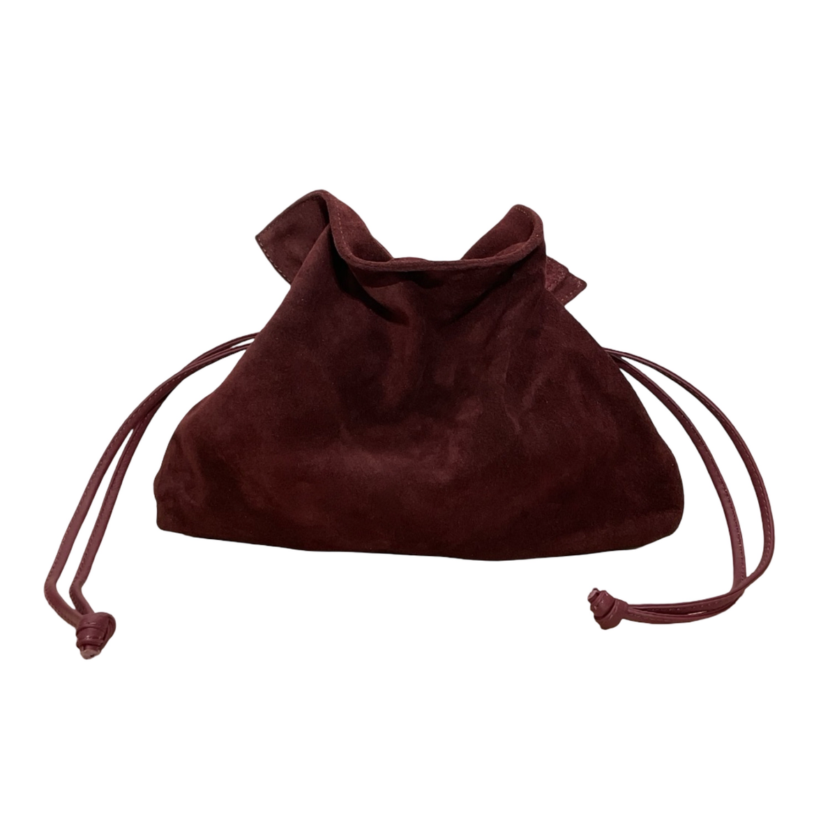 Sac Plissé en Cuir Suède Doona M