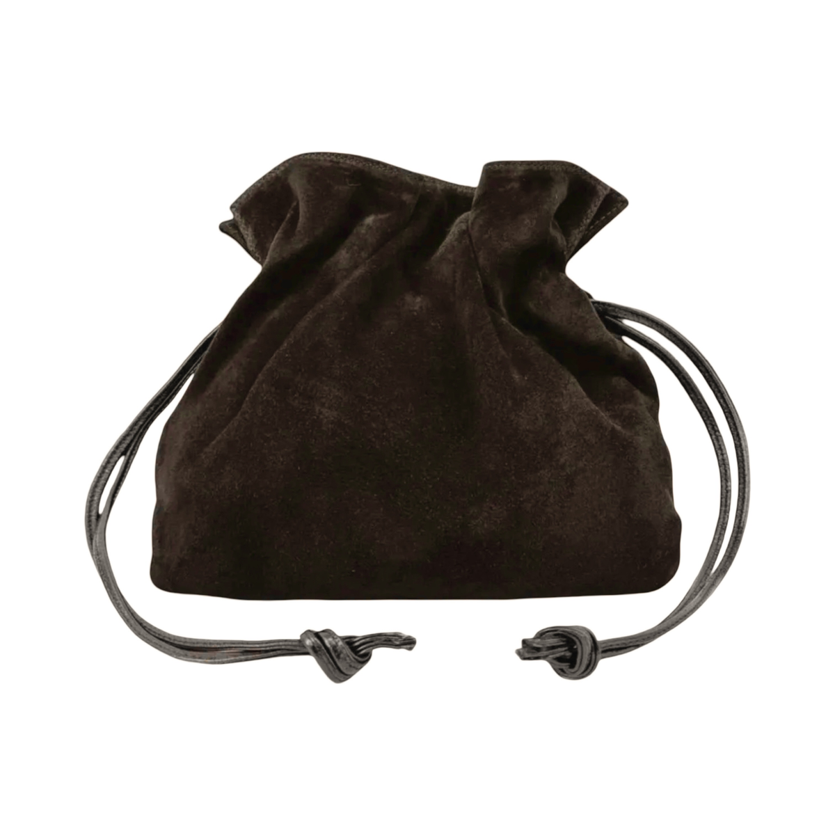 Sac Plissé en Cuir Suède Doona M