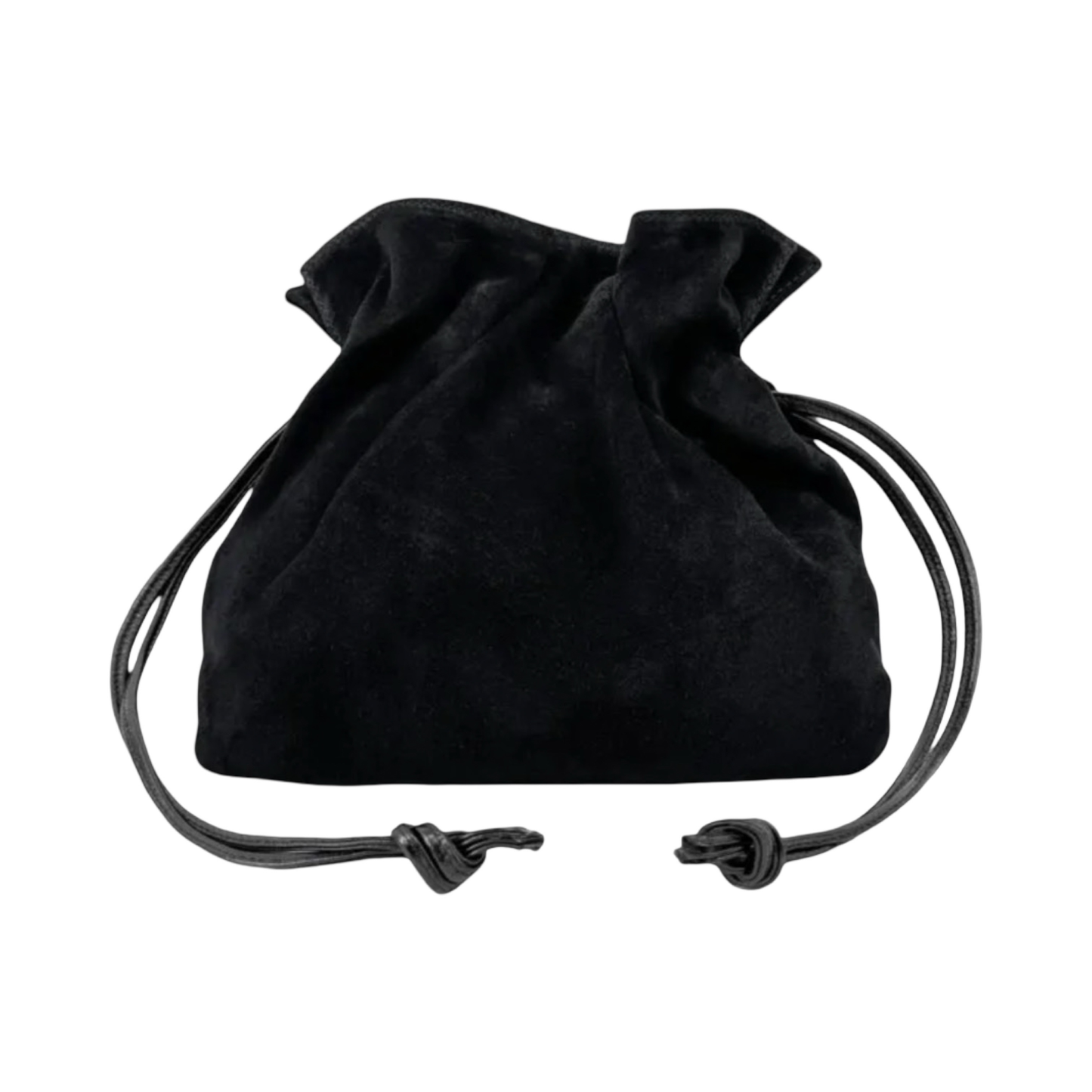 Sac Plissé en Cuir Suède Doona M
