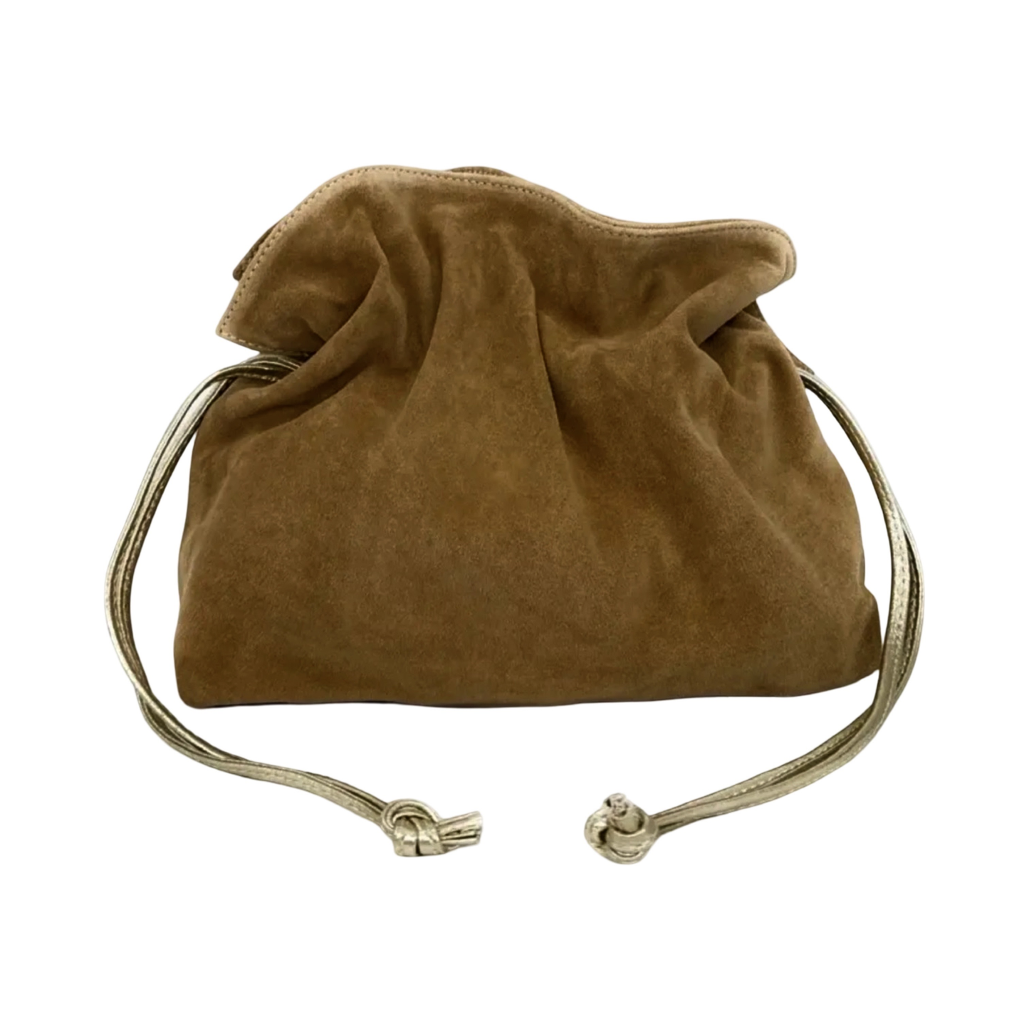 Sac Plissé en Cuir Suède Doona M
