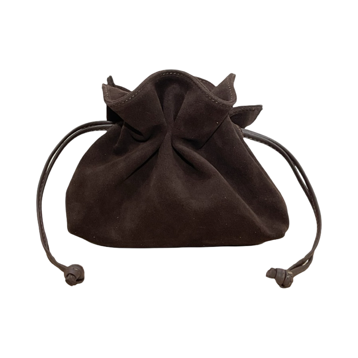 Sac Plissé en Cuir Suède Doona S