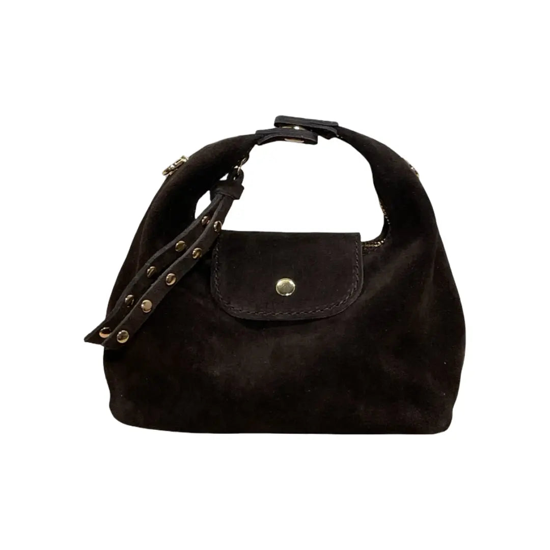 Sac à Bandoulière en Cuir Suède Lalala