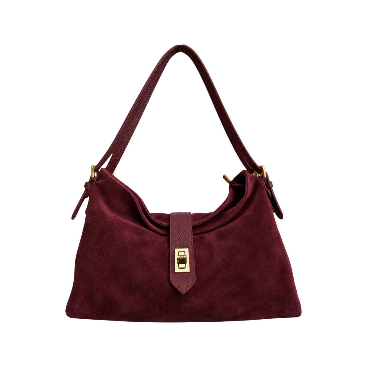 Sac à Épaule en Cuir Suède Alix