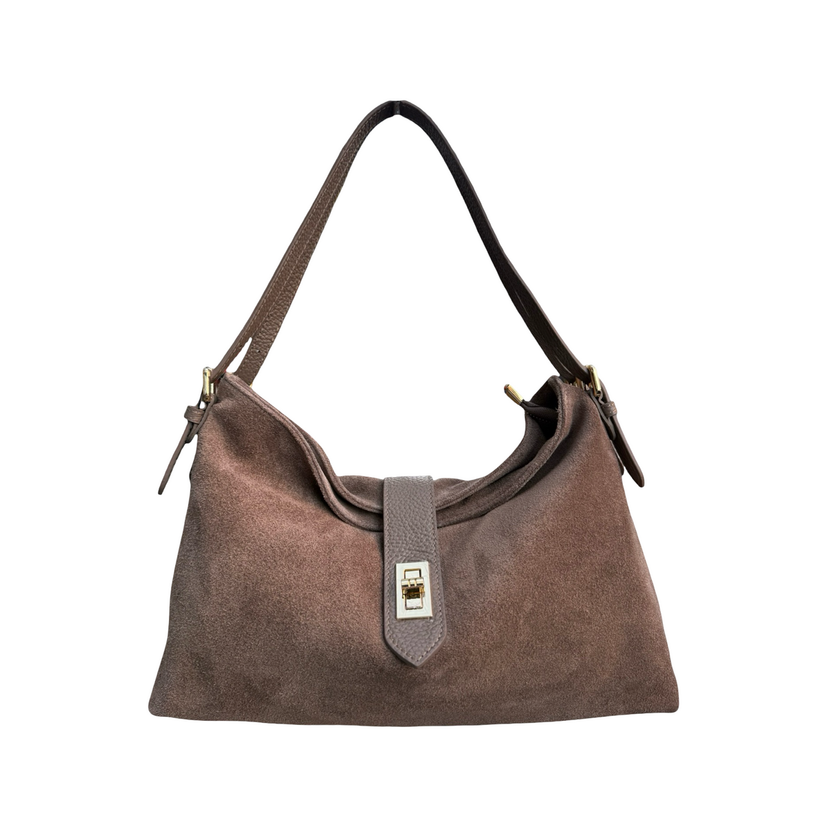 Sac à Épaule en Cuir Suède Alix