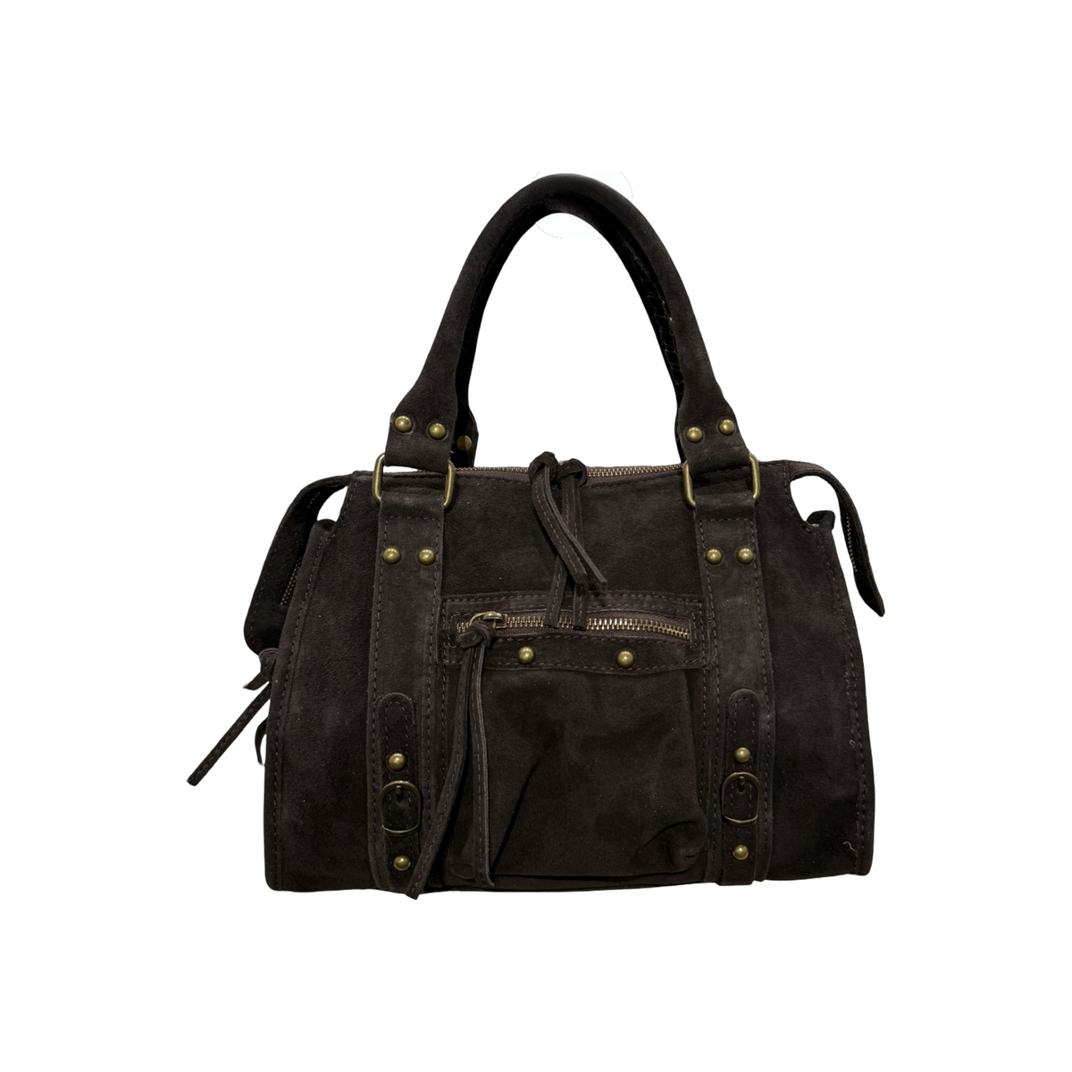 Sac à Main Cuir Suède Capucine M