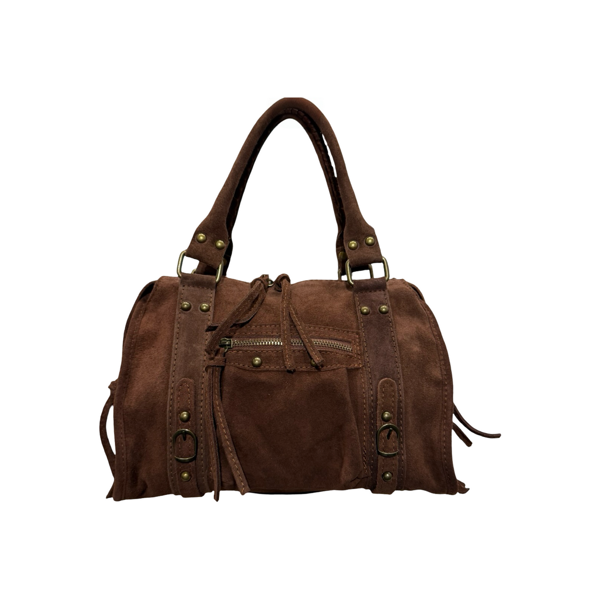 Sac à Main Cuir Suède Capucine M
