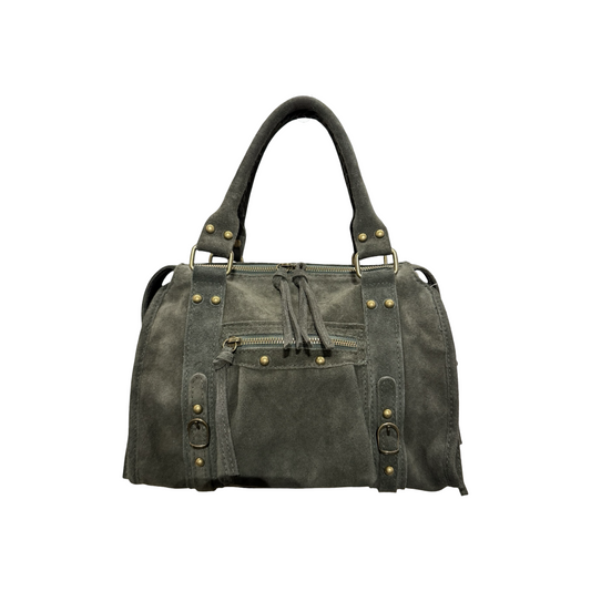 Sac à Main Cuir Suède Capucine M