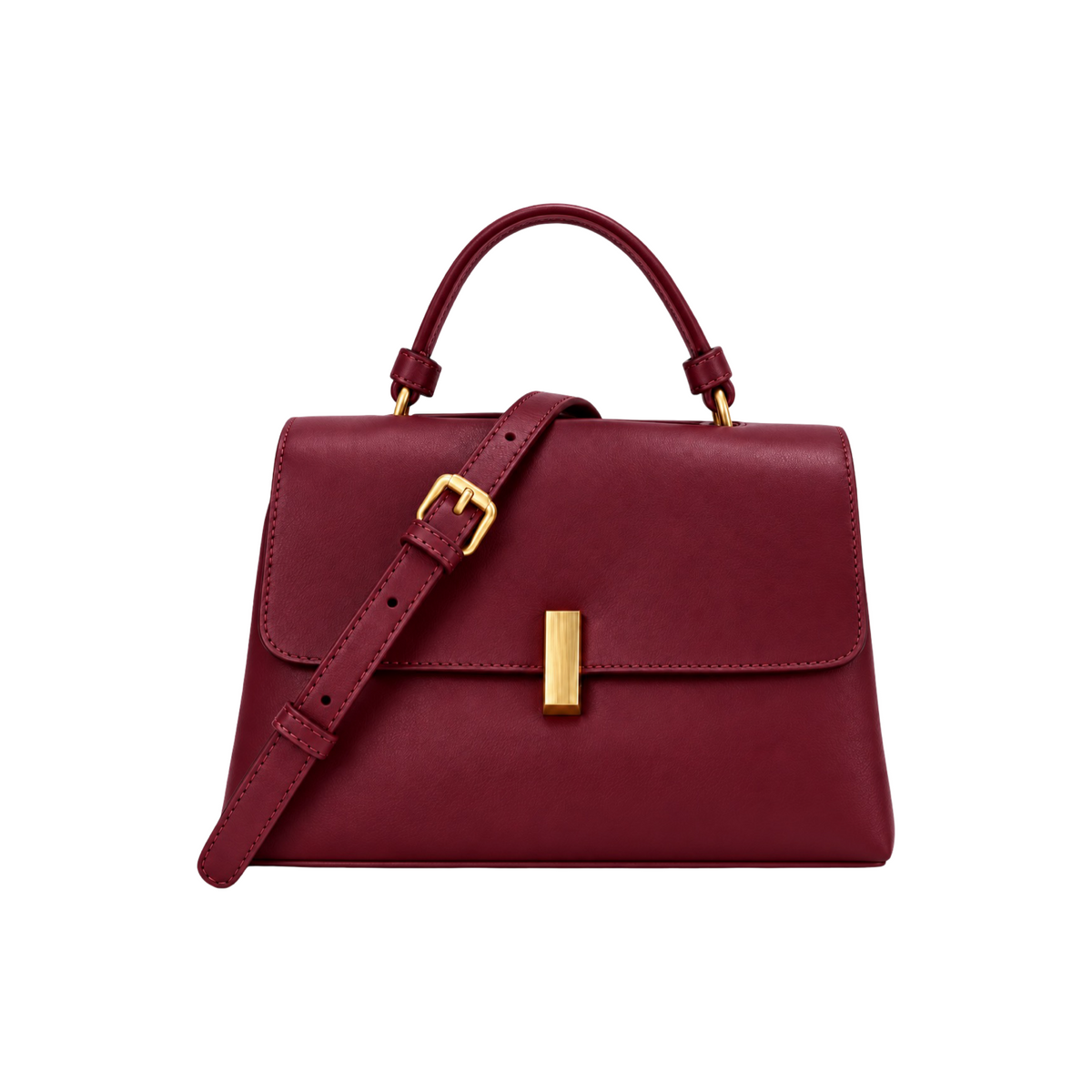 Sac à bandoulière en cuir lisse Amour