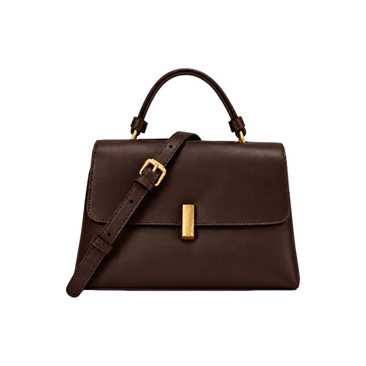 Sac à bandoulière en cuir lisse Amour