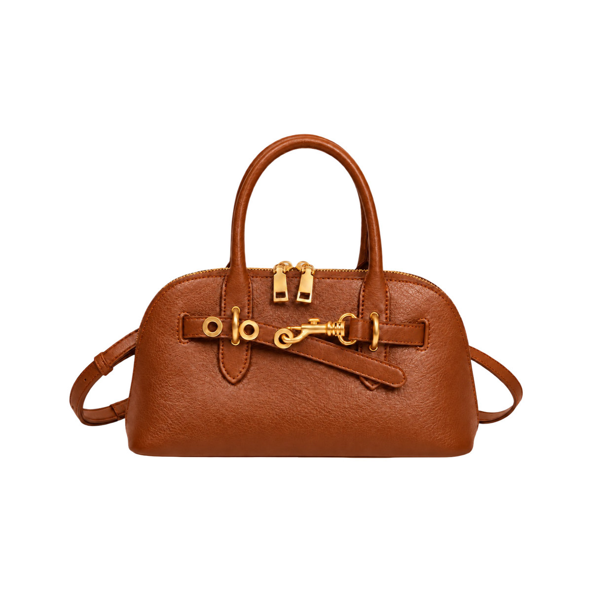 Sac à main en cuir Mousqueton