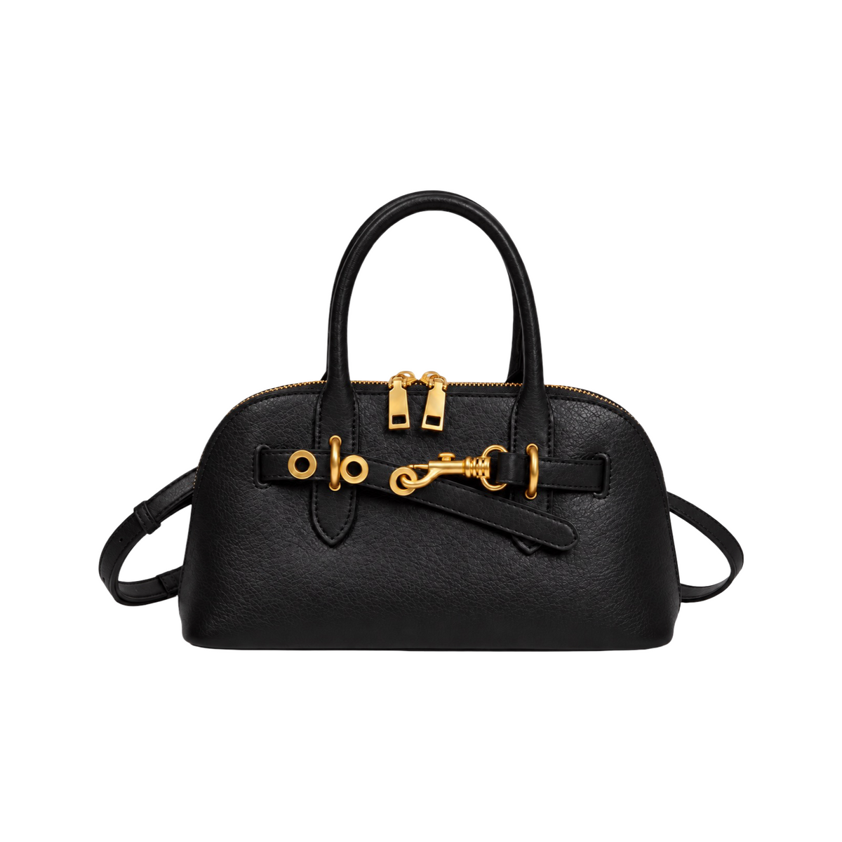 Sac à main en cuir Mousqueton