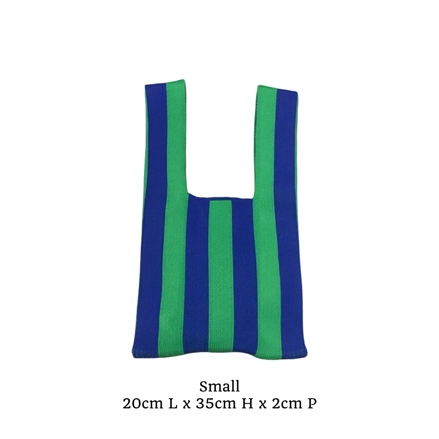 Petit sac à rayures, nommé summer en taille S. De couleur bleu et vert.

Sac très tendance sur les réseaux sociaux.

Référence produit : LJ055

Dimensions : 20 cm (Longueur) x 35 cm (Hauteur) x 2 cm (Profondeur)

Matière : Textile

Origine : Fabriqué en Italie par nos artisans maroquiniers.

Polyvalence : Porté main ou épaule selon vos envies.

Détails soignés : Doublure intérieure et finitions bicolores sans coutures apparentes.

Système de fermeture : Conçu avec une ouvert