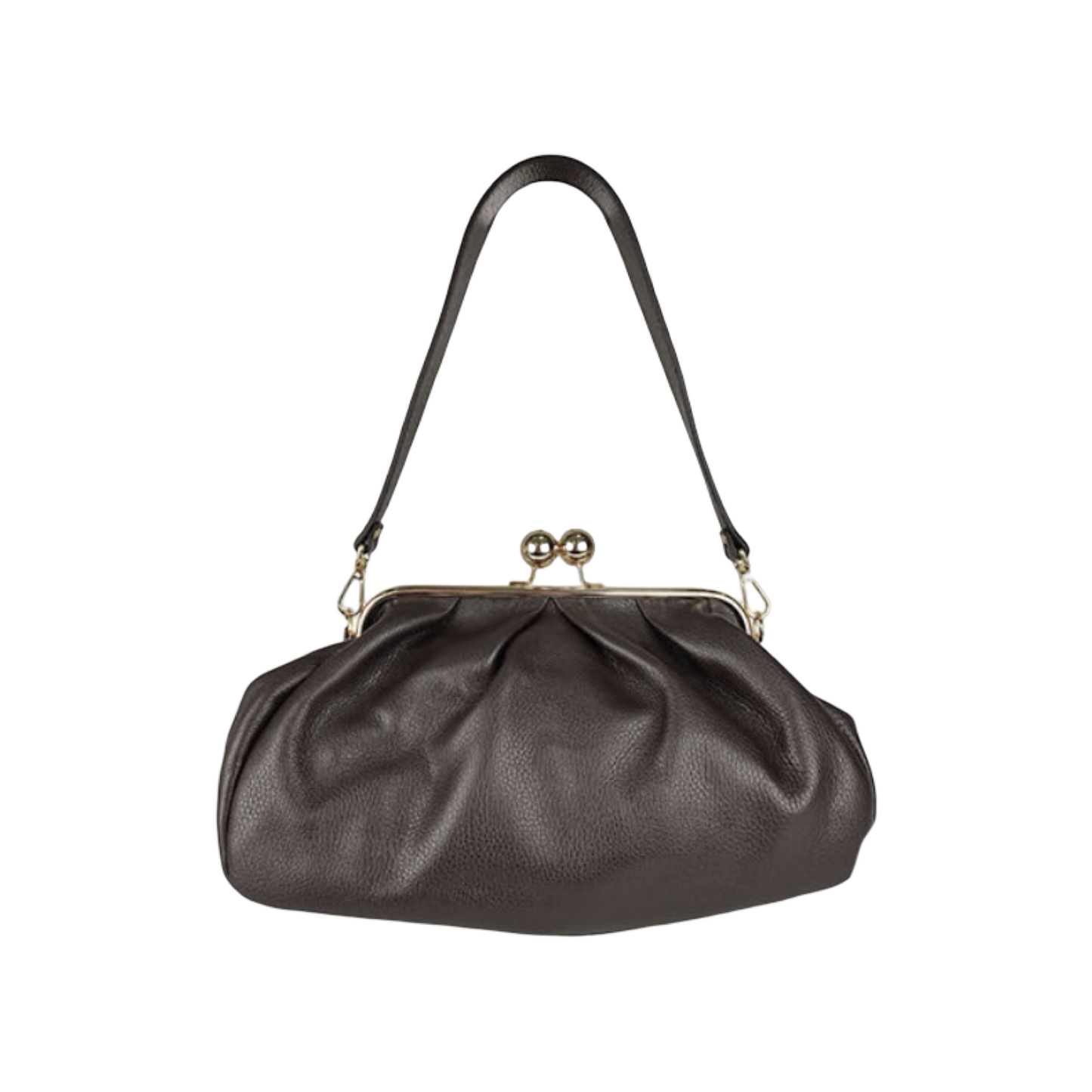 Sac bourse en cuir fermoir clic-clac Meloro M