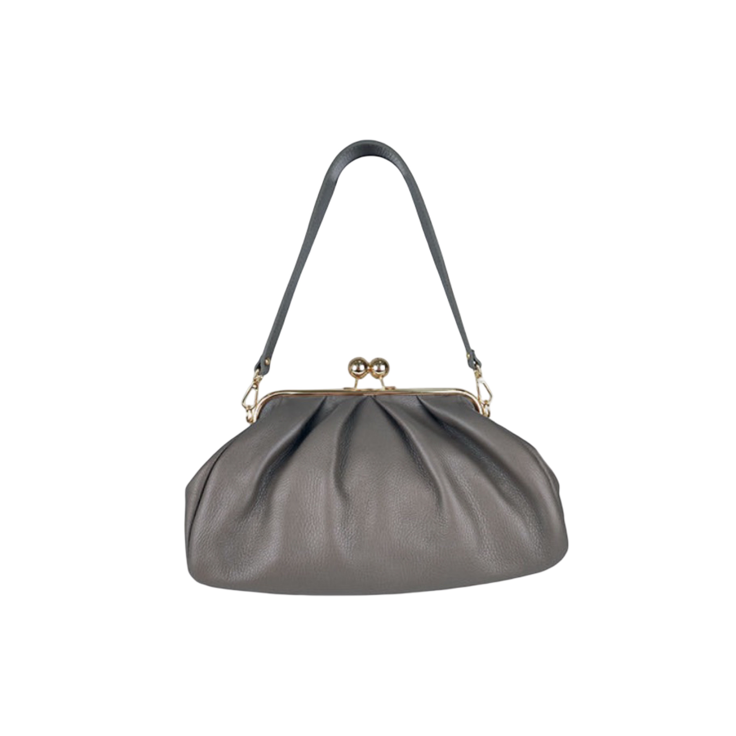 Sac bourse en cuir fermoir clic-clac Meloro M