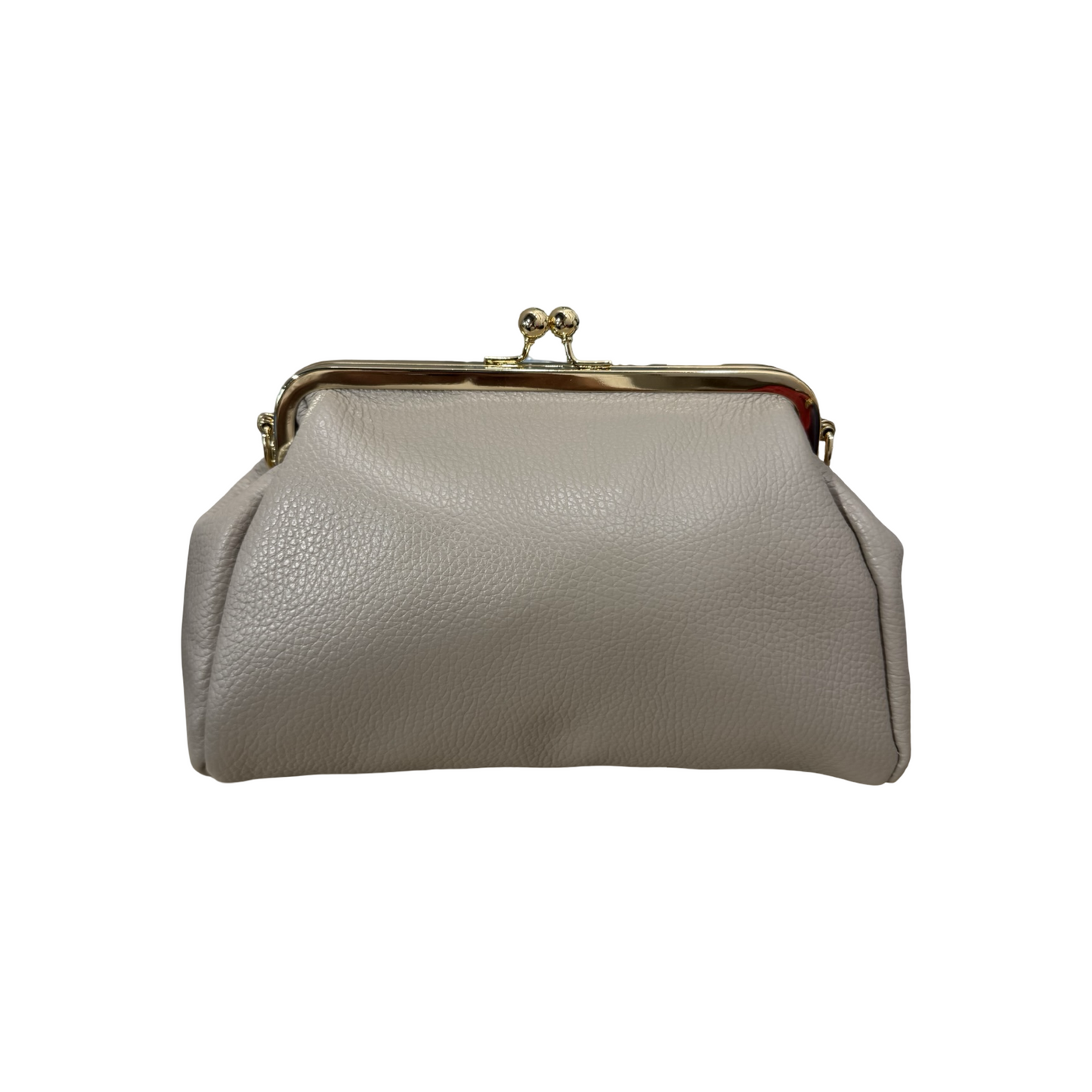 Sac bourse en cuir fermoir clic-clac Meloro