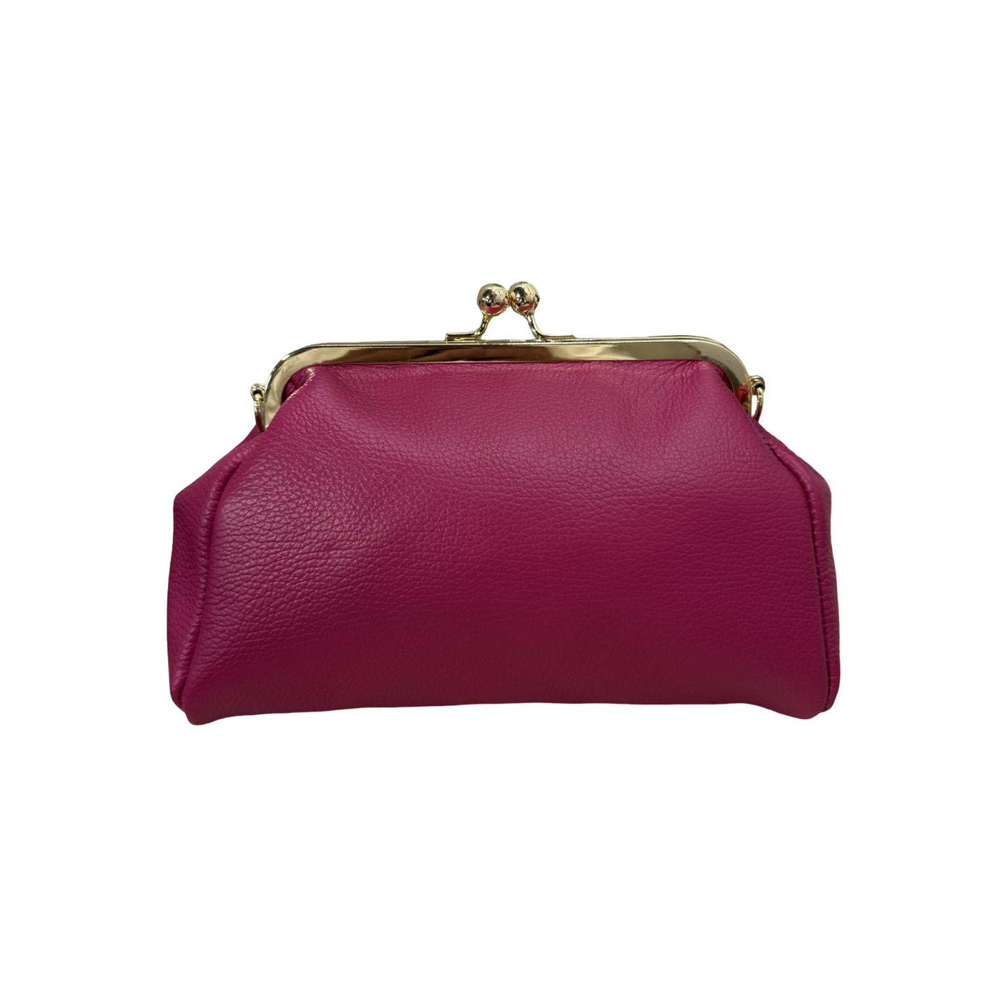 Sac bourse en cuir fermoir clic-clac Meloro