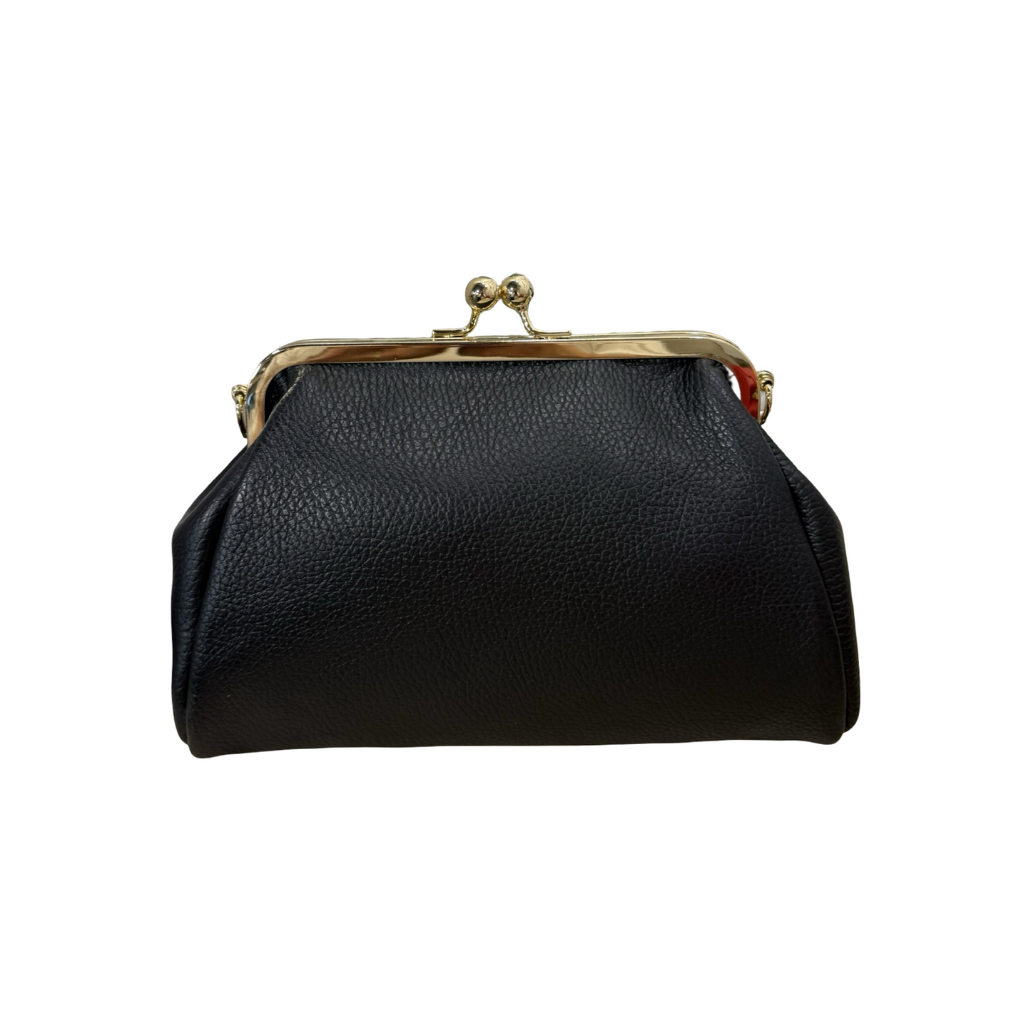 Sac bourse en cuir fermoir clic-clac Meloro