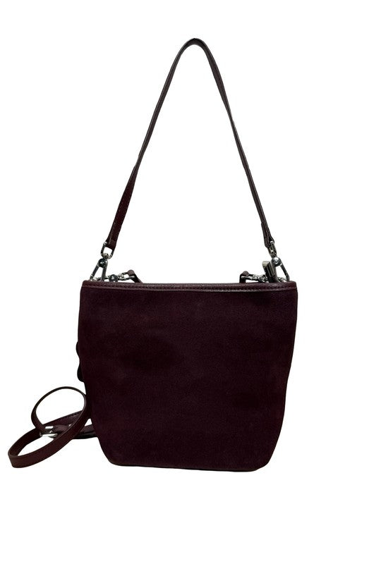 Sac en Cuir Suède Céleste