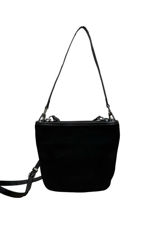 Sac en Cuir Suède Céleste