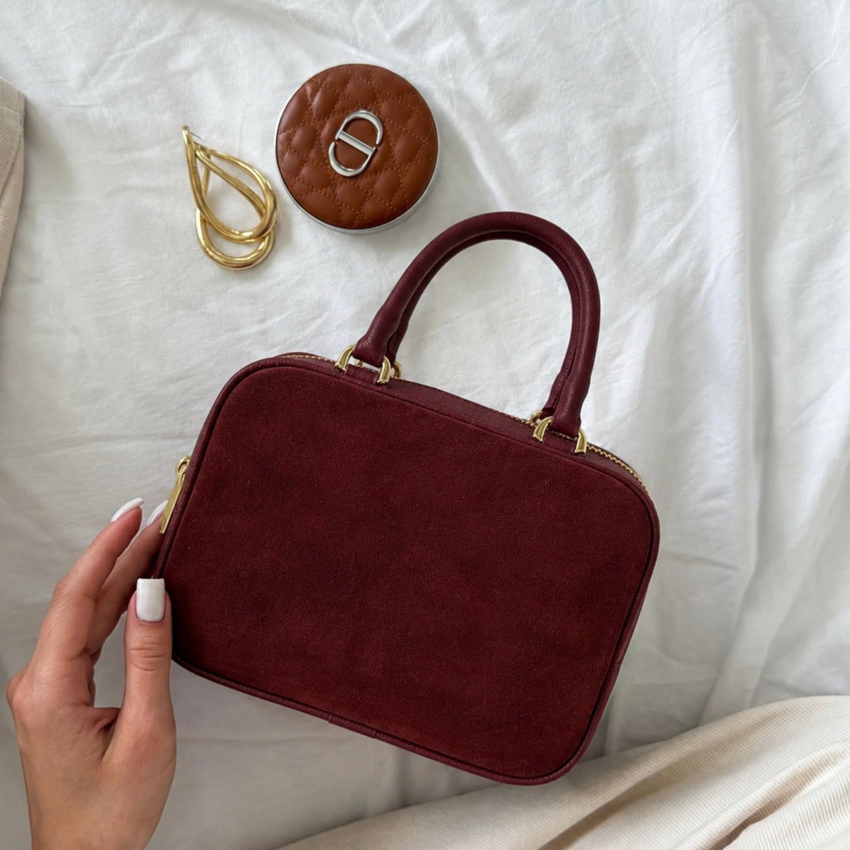Sac en cuir Manilla double face