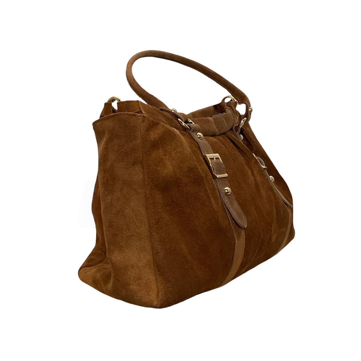 Sac à main en cuir suède Lydia