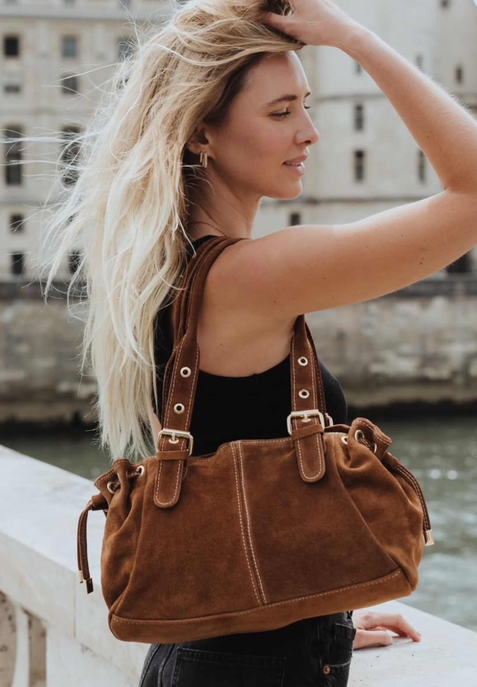 Sac style gerard darel 24h sac en cuir cuir grainé cuir irisé cuir suède maroquinerie sac à main Oh My Bag