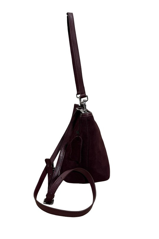 Sac en Cuir Suède Céleste