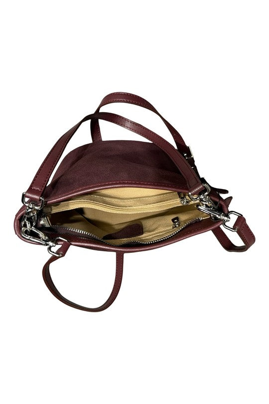 Sac en Cuir Suède Céleste