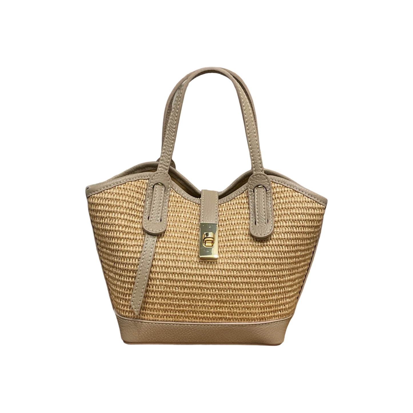 Sac À Main Cuir Raphia Lolo