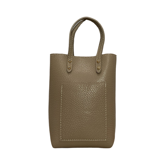 SAC BANDOULIERE CUIR GRAINE ROSEILLE