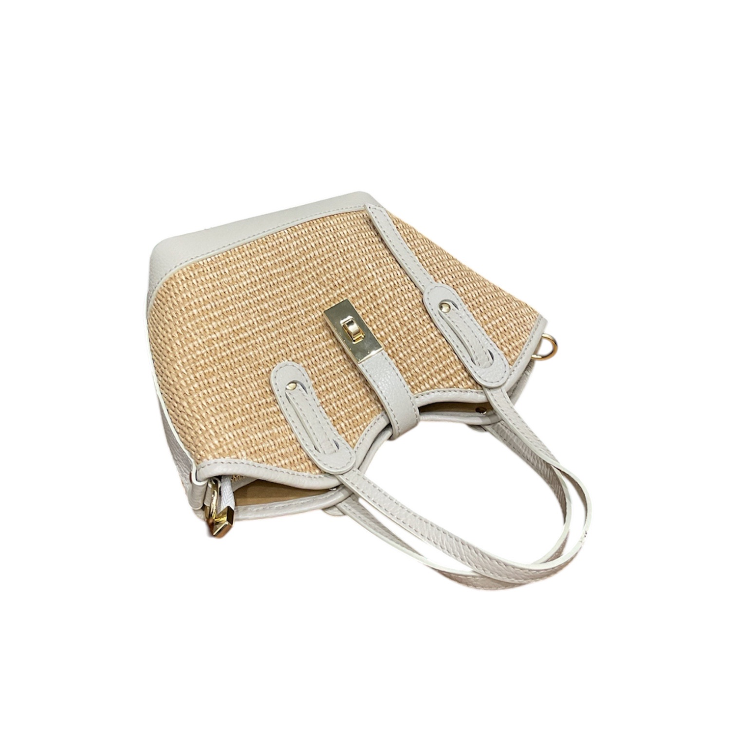 Sac À Main Cuir Raphia Lolo